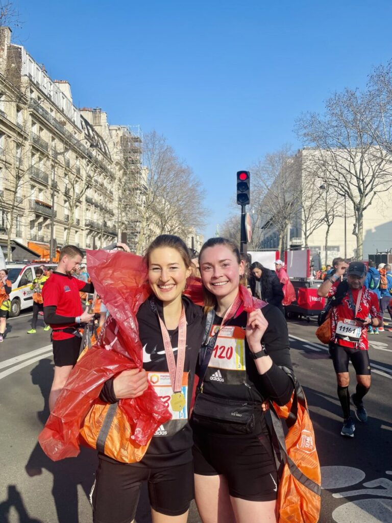 Halbmarathon in Paris 2022. 